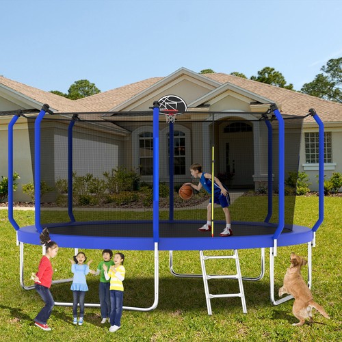 14ft trampoline basketball - 14ft,